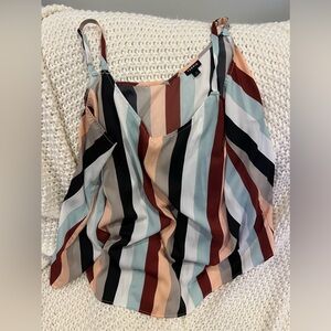 Torrid - size 3- striped spaghetti strap shirt